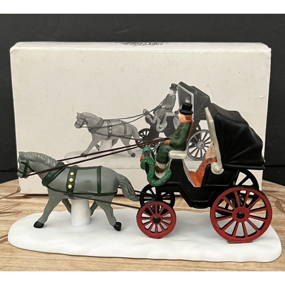 Vtg 1989 Dept 56 Central Park Carriage Heritage Village Collection